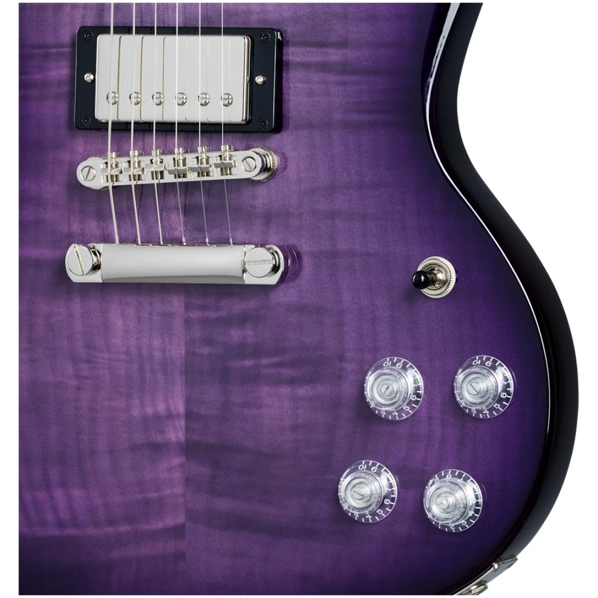Epiphone EISM-PRB SG Modern Figured Purple Burst Incl Bag - Image 3
