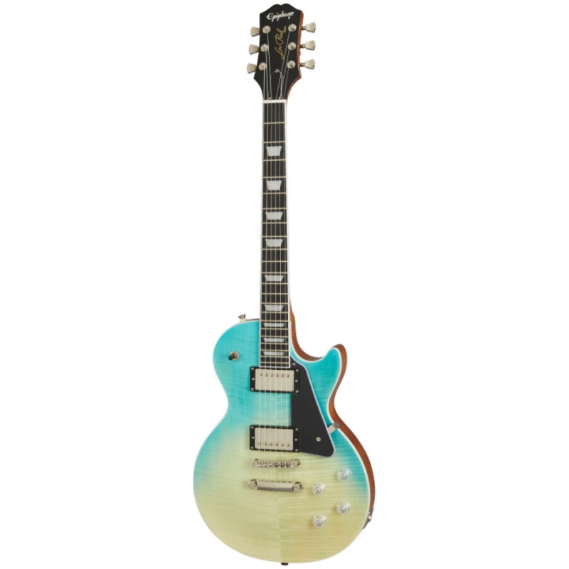 Epiphone EILMF-CBF - Les Paul Modern Figured Caribbean Blue Fade