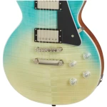 Epiphone EILMF-CBF - Les Paul Modern Figured Caribbean Blue Fade - Image 2