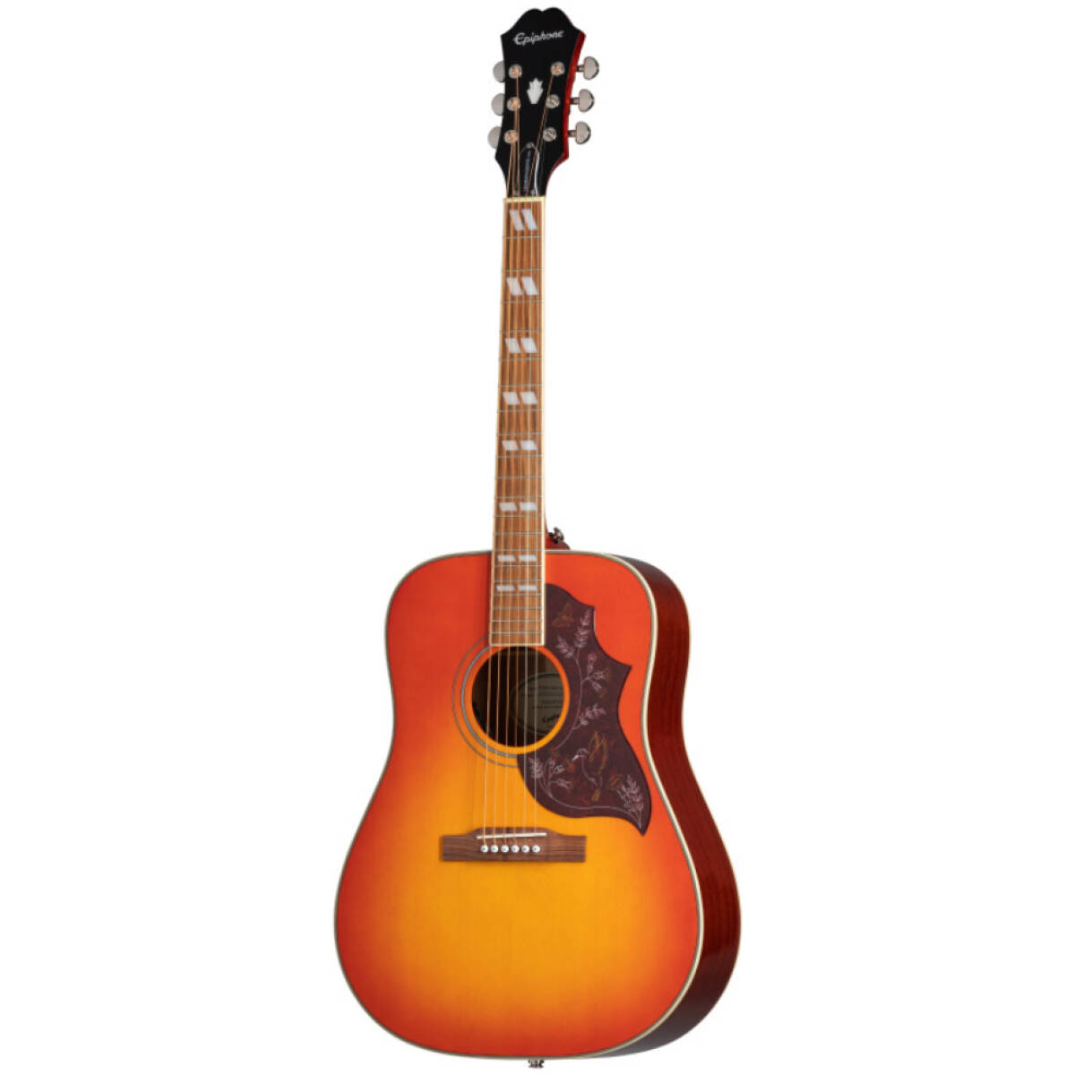 Epiphone EEHB-FCN Hummingbird Studio Acoustic/Electric Cherry Sunburst - Image 2
