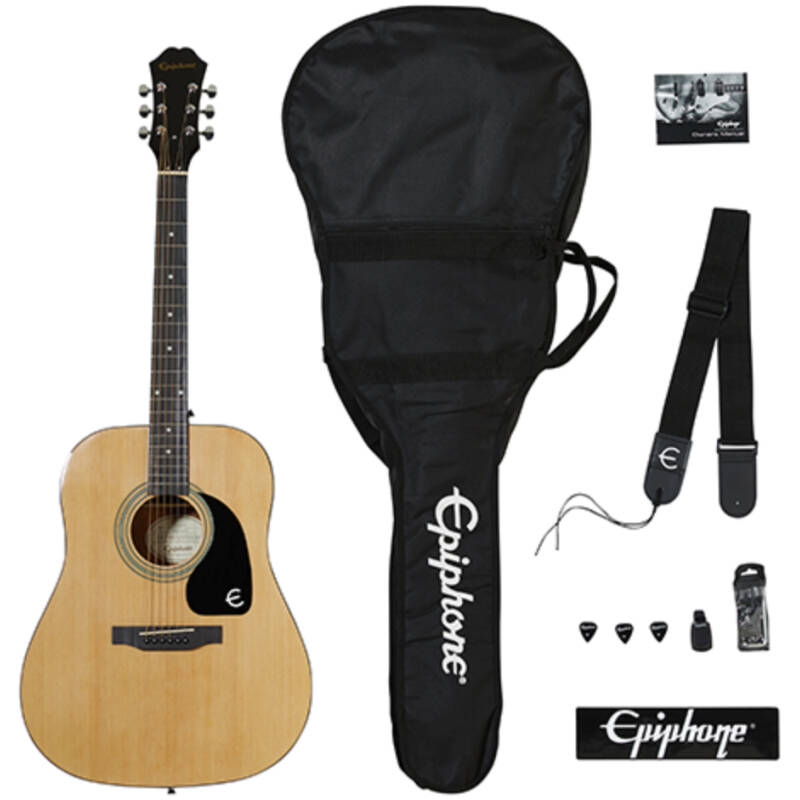 Epiphone PPAG-EAFT-NA FT-100 Player Pack Natural