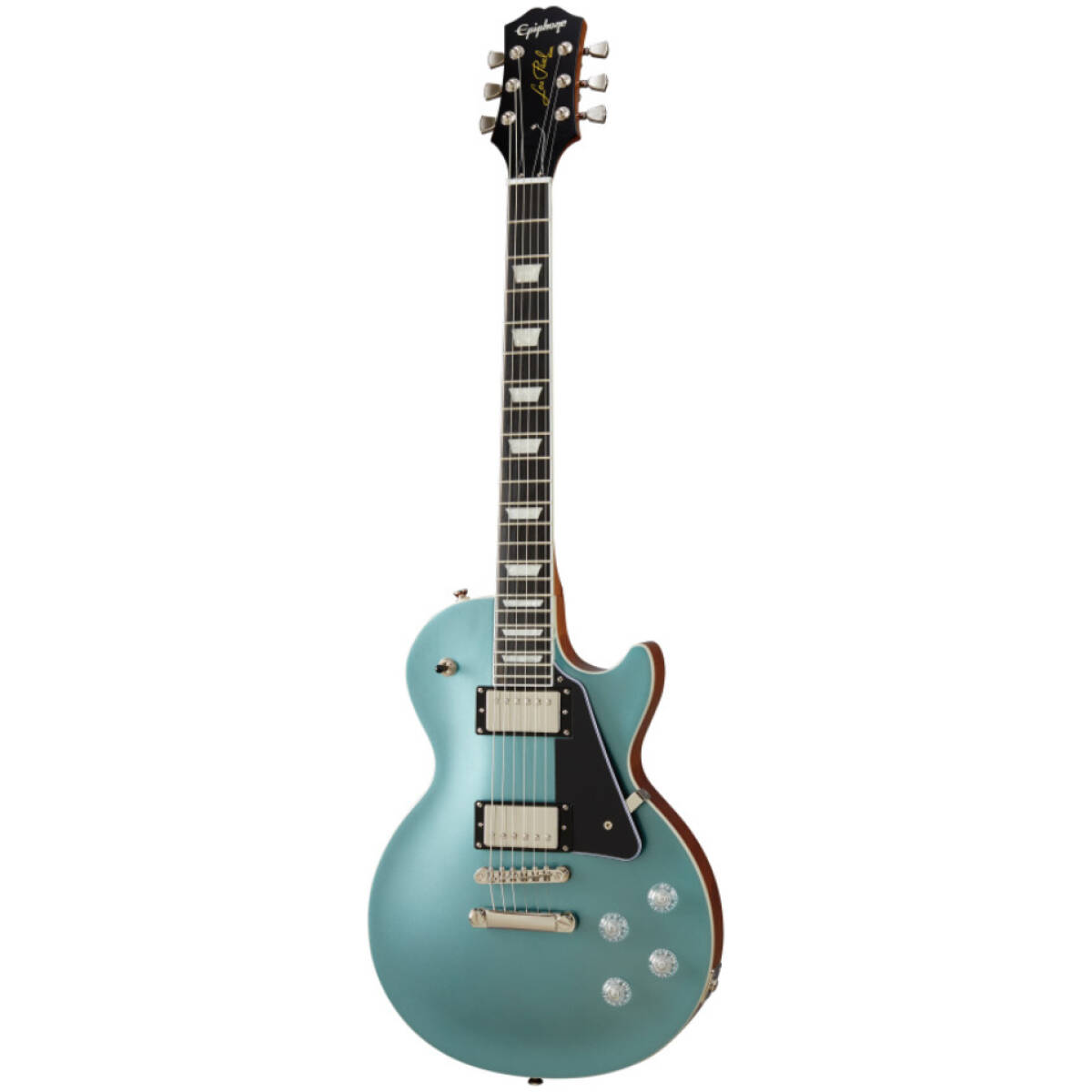 Epiphone EILM-FPE Les Paul Modern Faded Pelham Blue - Image 2