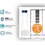 CARRY-ON-FP49T-WT 49 Key Touch Folding Piano White - Image 2