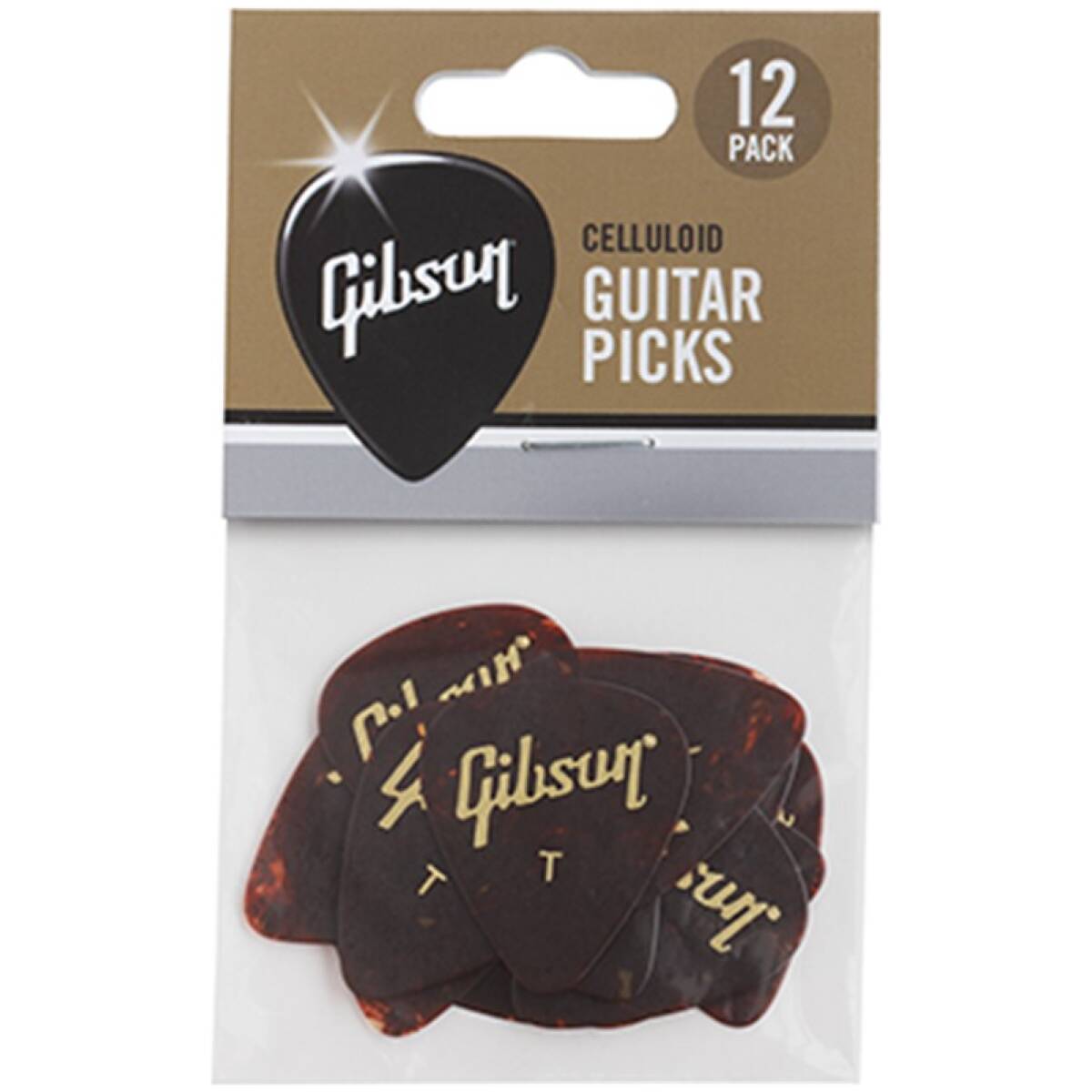 Gibson APRT12-74T Thin Tortoise Picks (12 Pack) - Image 2