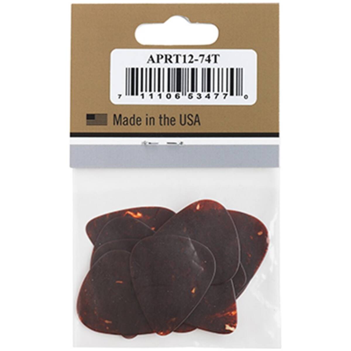 Gibson APRT12-74T Thin Tortoise Picks (12 Pack) - Image 3