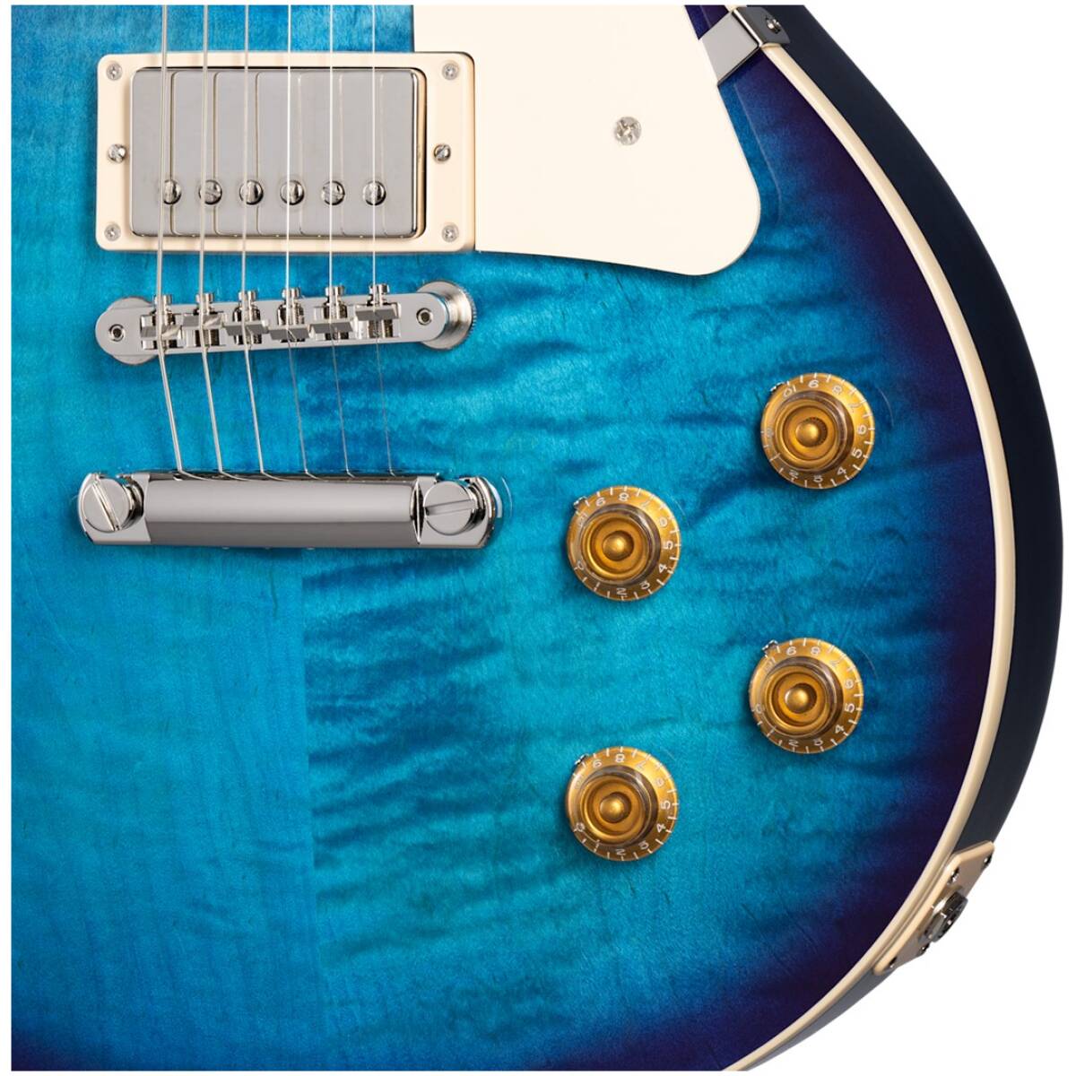 Gibson LPS500-B9 Les Paul Std 50s Figured Top Blueberry Burst - Image 3