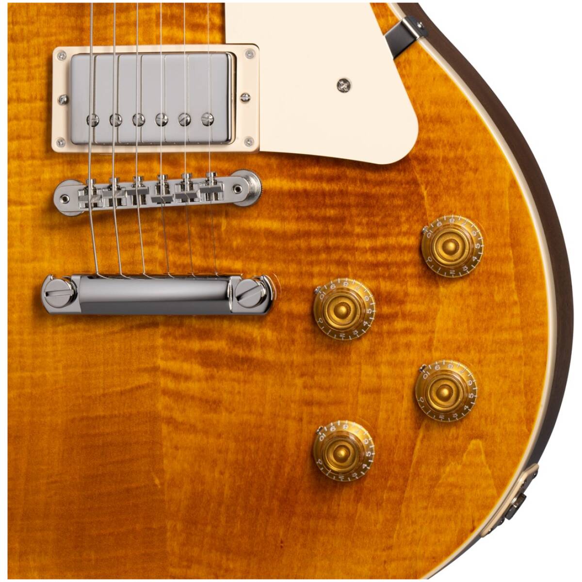 Gibson LPS500-HY Les Paul Std 50s Figured Top Honey Amber - Image 3