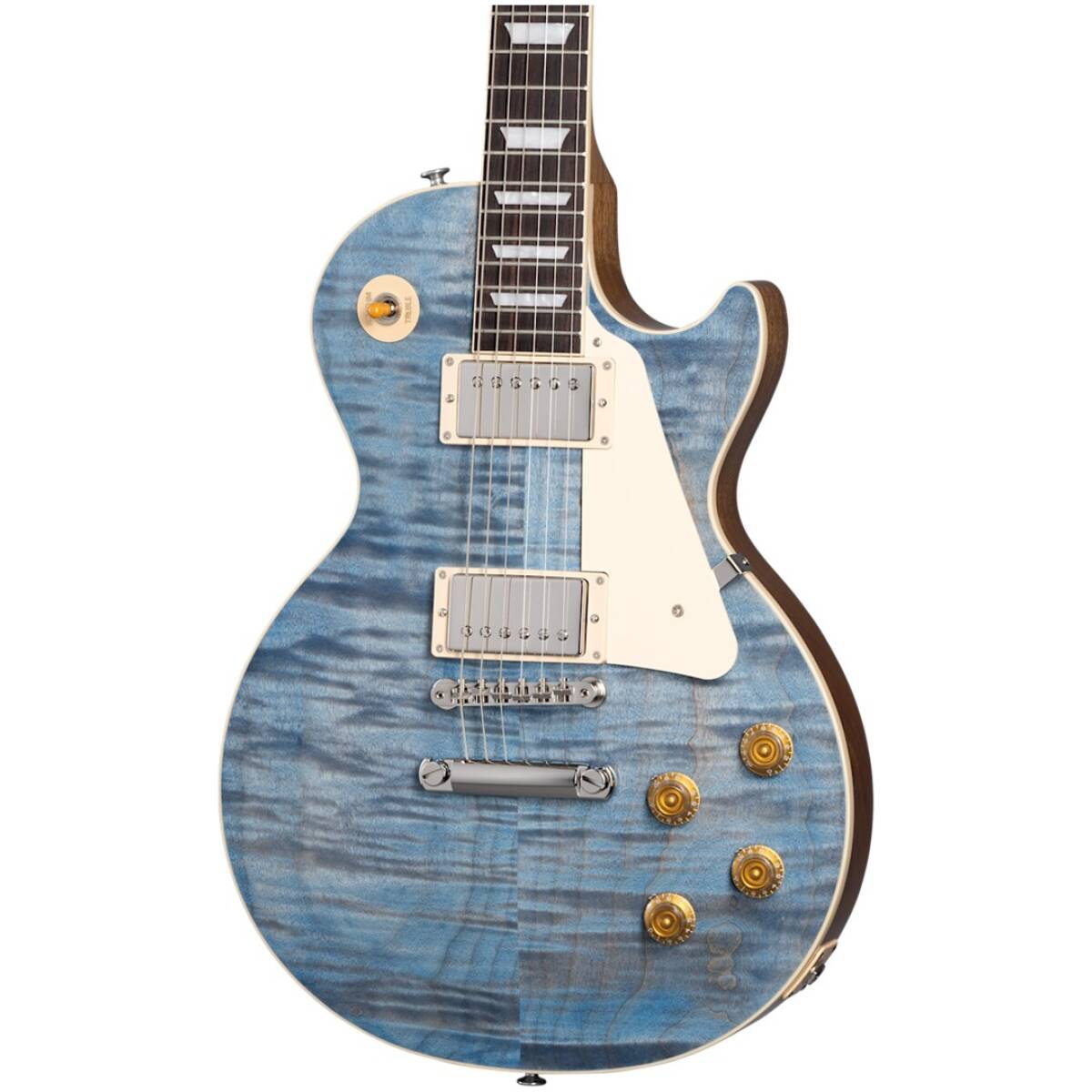 Gibson LPS500-OB Les Paul Std 50s Figured Top Ocean Blue - Image 2