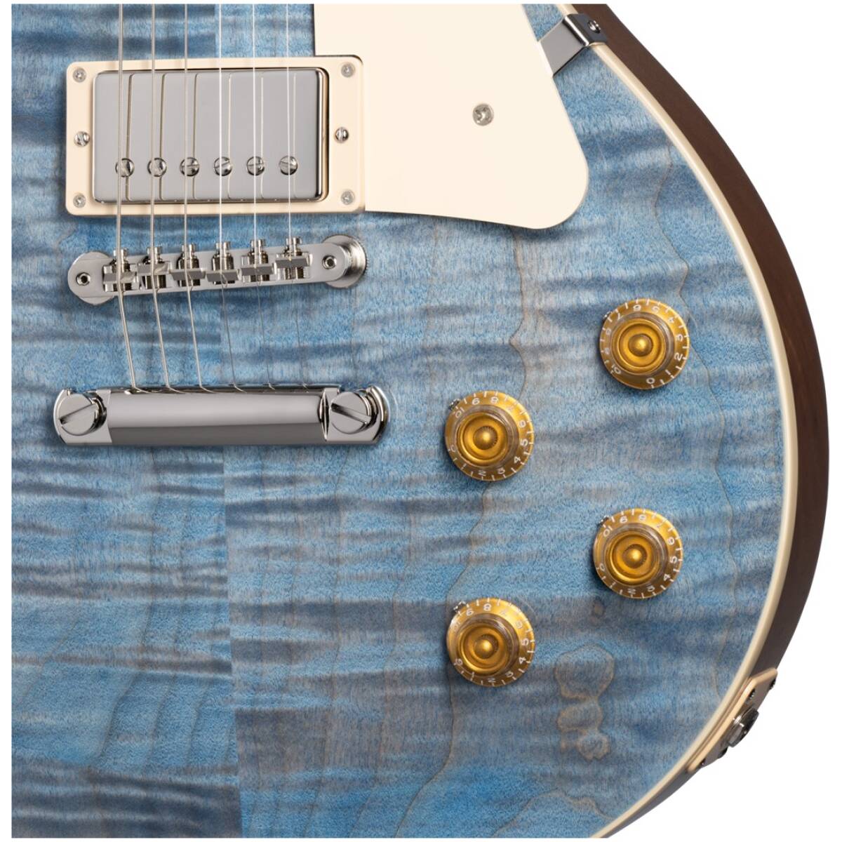 Gibson LPS500-OB Les Paul Std 50s Figured Top Ocean Blue - Image 3