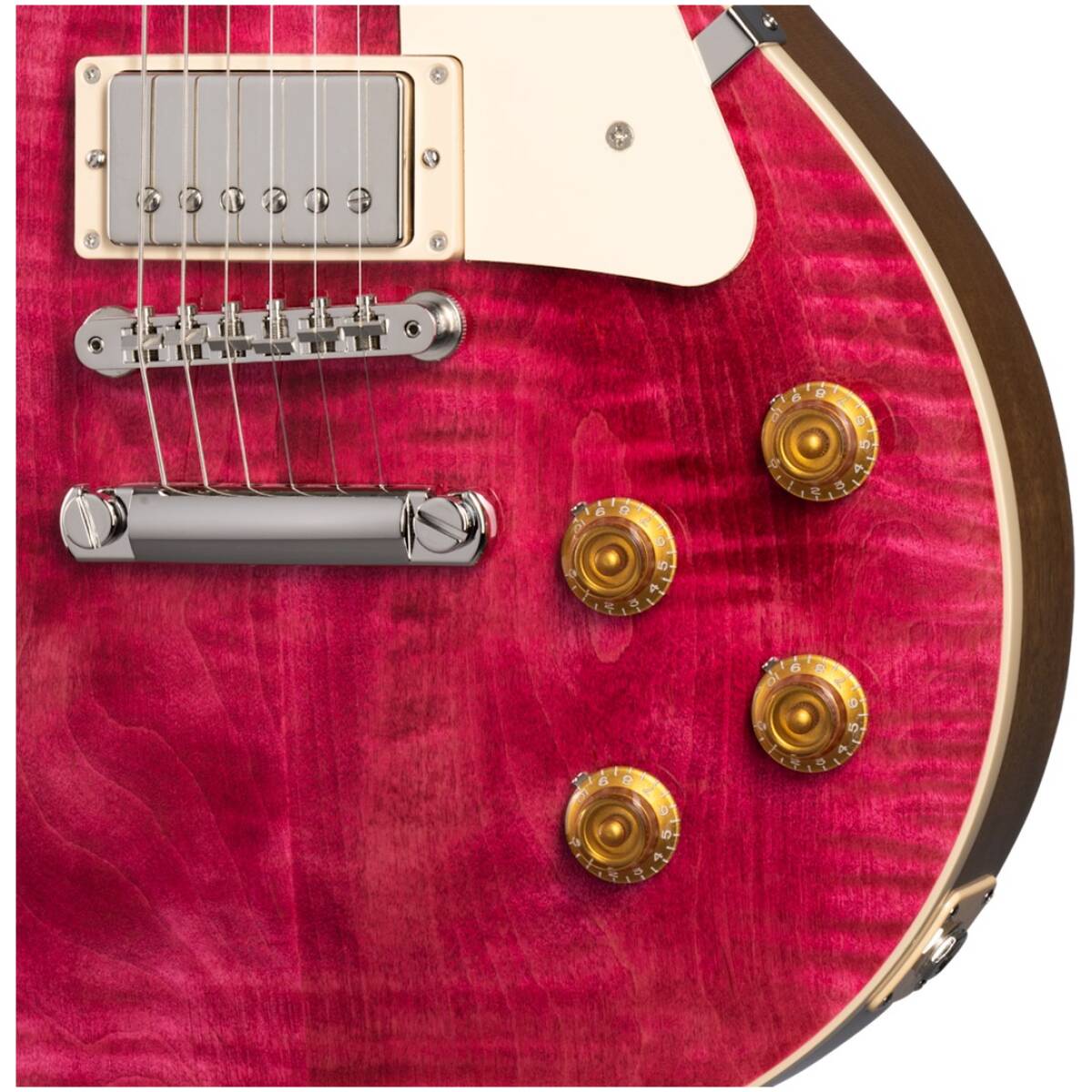 Gibson LPS500-TF Les Paul Std 50s Figured Top Trans Fuchsia - Image 3