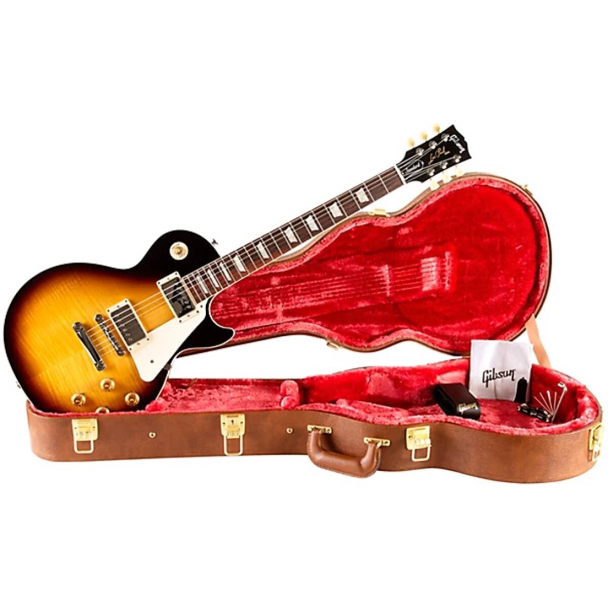 Gibson LPS500-TO Les Paul Std 50s Figured Tobacco Burst+Case - Image 5