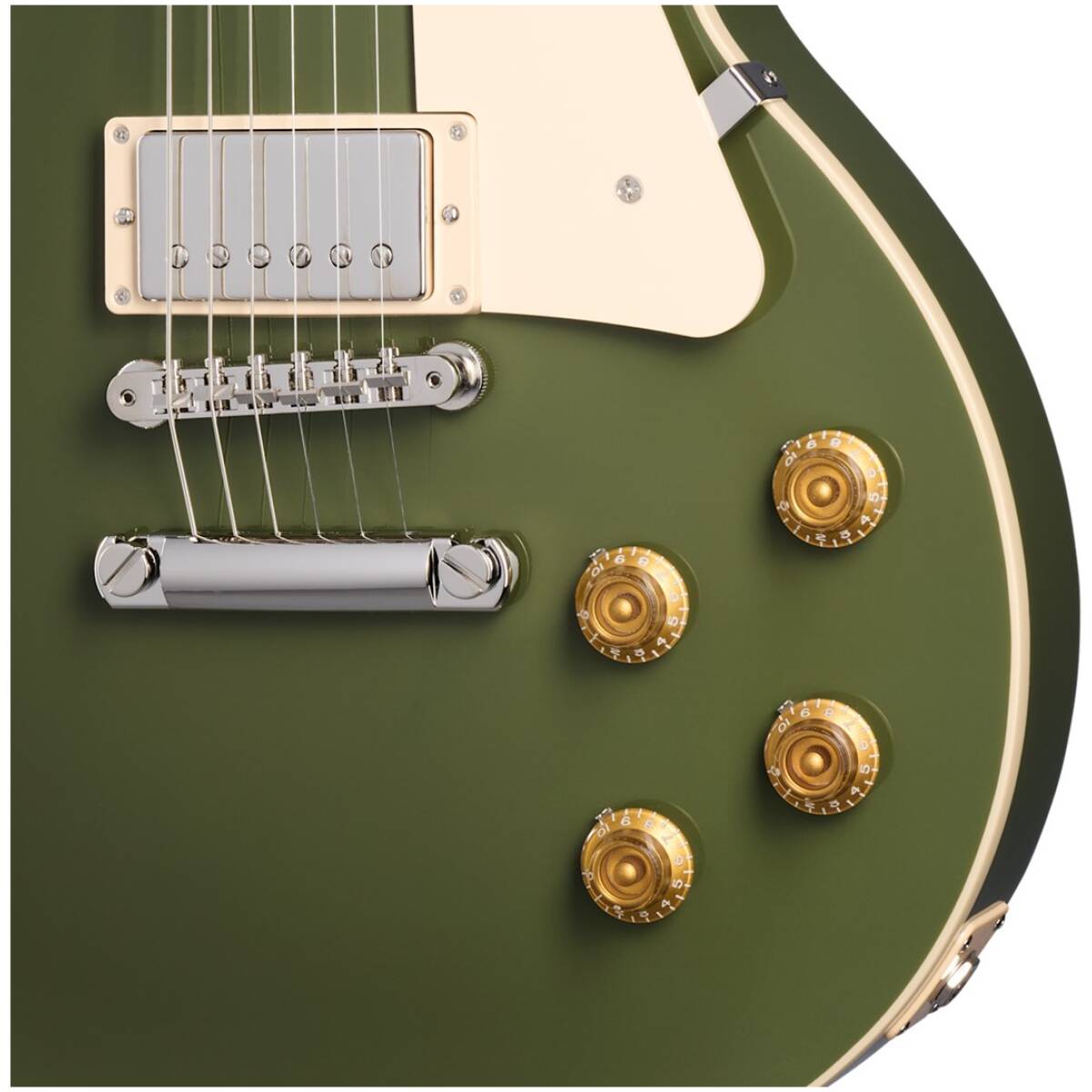 Gibson LPS5P00-DO Les Paul Std 50s Plain Top Olive Drab+Case - Image 3