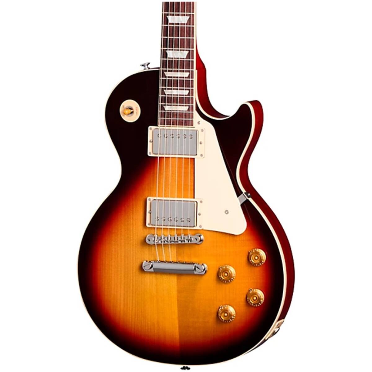 Gibson LPS5PG24-B8 Les Paul Std 50s Plain Top Bourbon Burst - Image 2