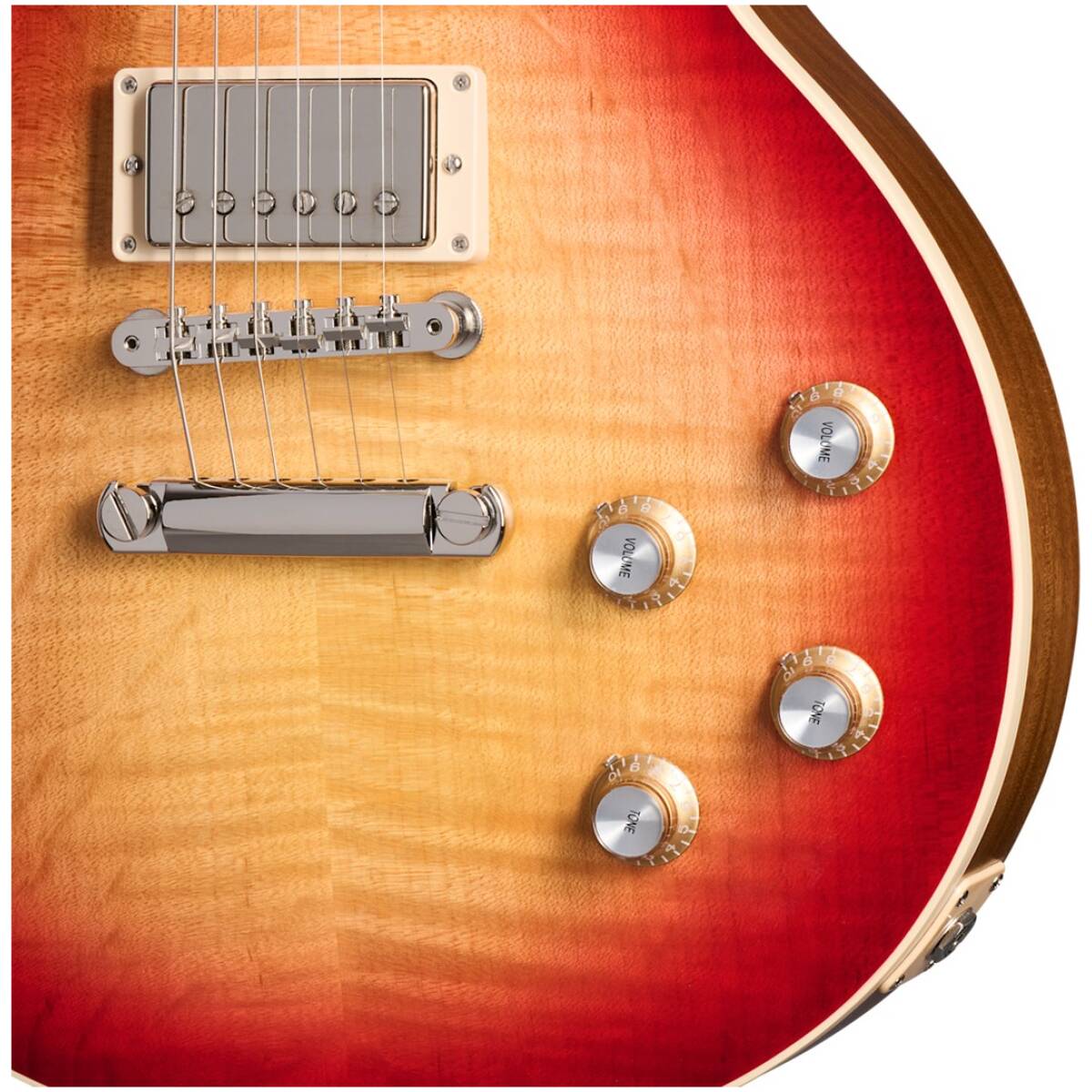 Gibson LPS6F00-2H Les Paul Std '60s Faded Vintage Cherry Sun - Image 3