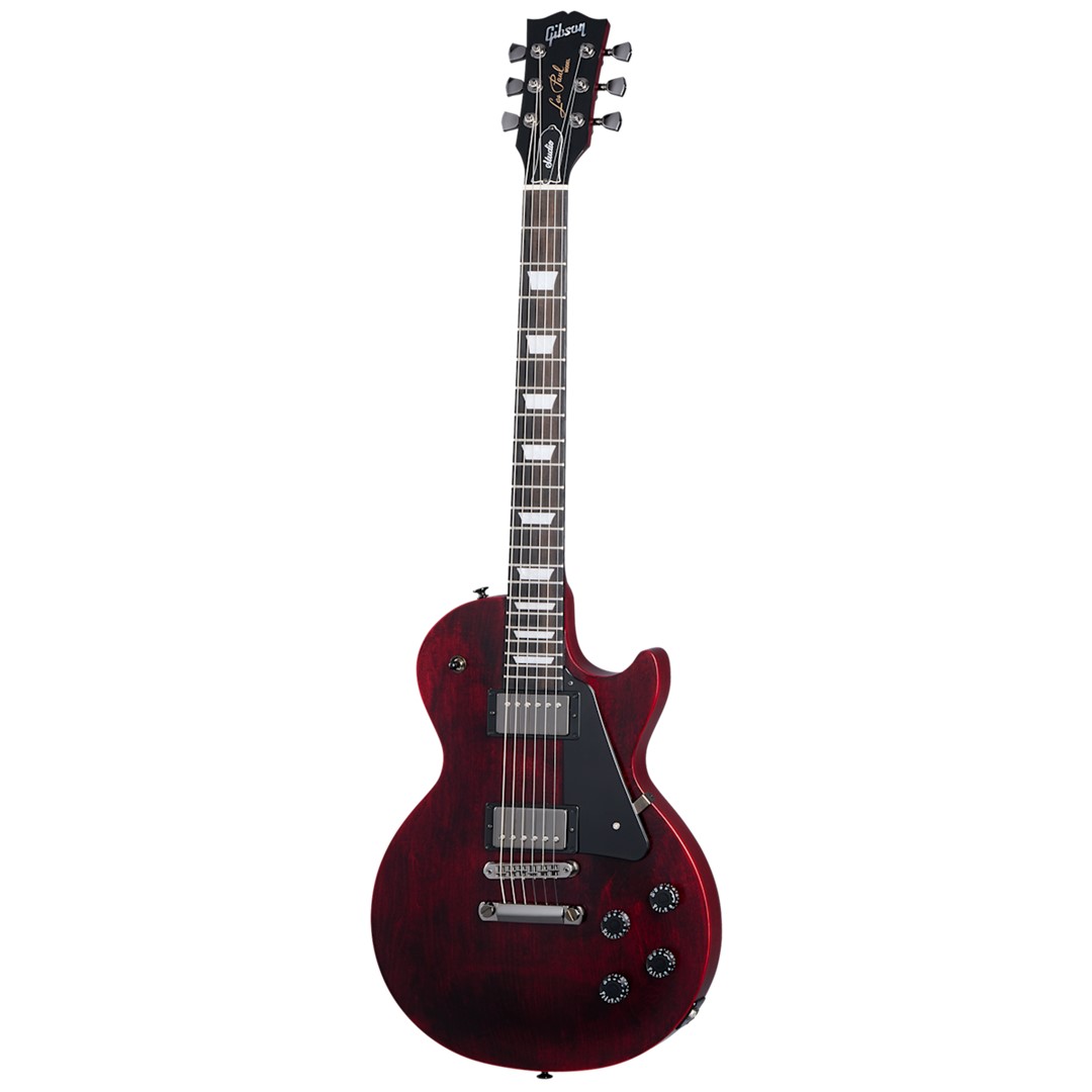 Gibson-LPSTM002-W-Les-Paul-Modern-Studio-Wine-Red-Satin-Front- Gibson LPSTM002-W Les Paul Modern Studio Wine Red Satin - Image 1