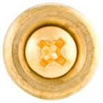 Gibson PREP-010 Brass Strap Buttons (2pcs) - Image 4
