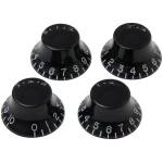 Gibson PRHK-010 Black Top Hat Knobs (4 Pack)