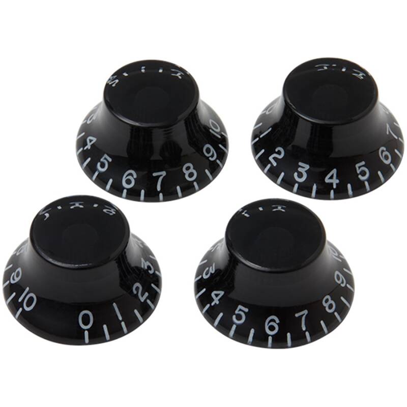 Gibson PRHK-010 Black Top Hat Knobs (4 Pack)