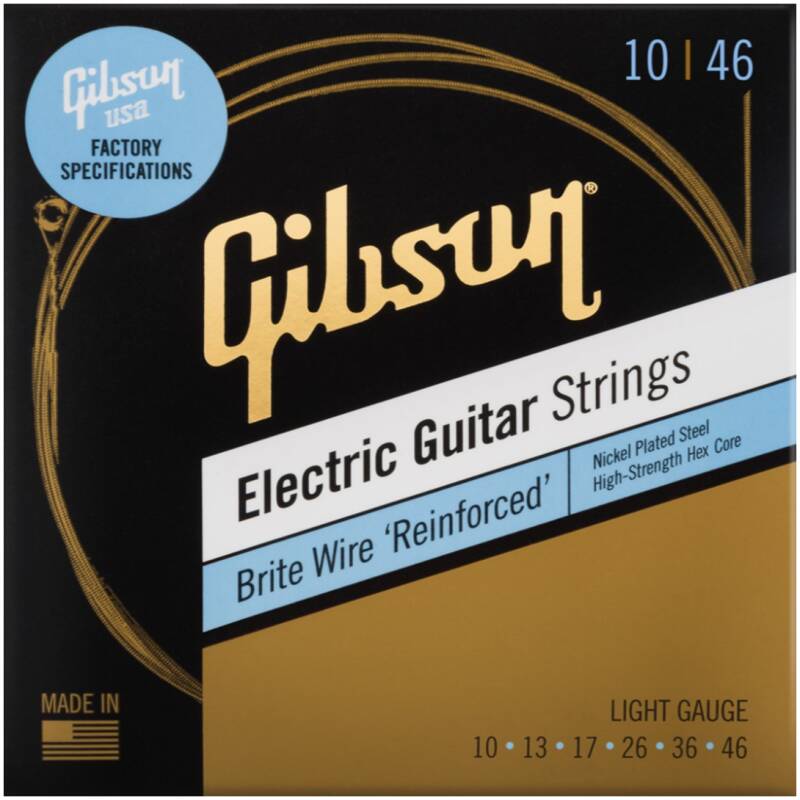 Gibson SEG-BWR10 Brite Wire Reinforced Electric Guitar Strings