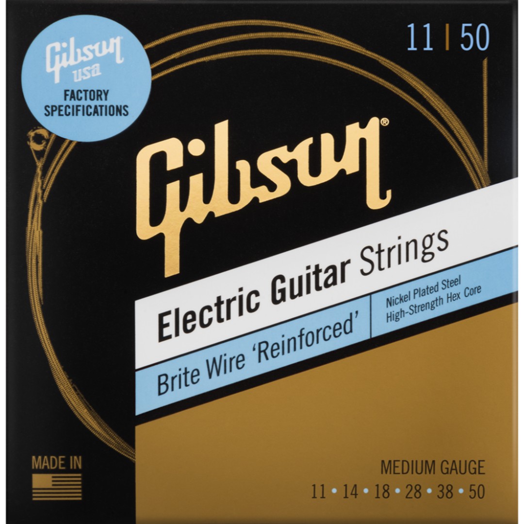 Gibson-SEG-BWR11-Brite-Wire-Electric-Guitar-Strings-Front Gibson SEG-BWR11 Brite Wire Electric Guitar Strings (M) - Image 1