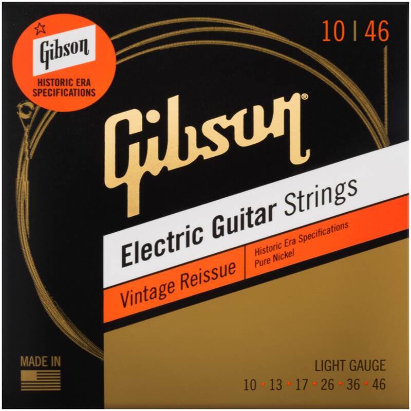 Gibson SEG-HVR10 Vintage Reissue Electric Guitar Strings (L)