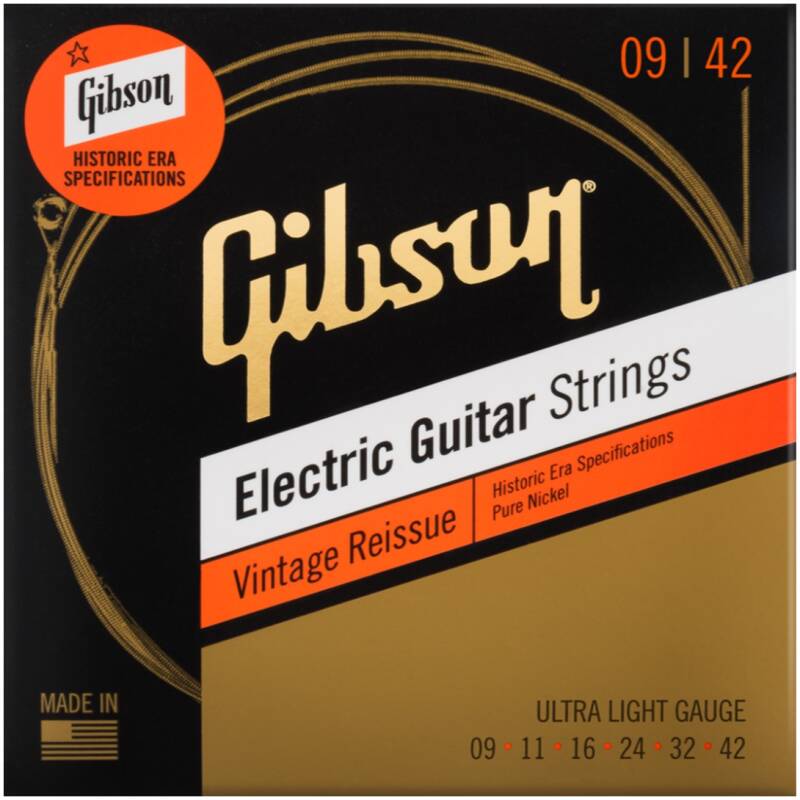 Gibson SEG-HVR9 Vintage Reissue Electric Guitar Strings (UL)