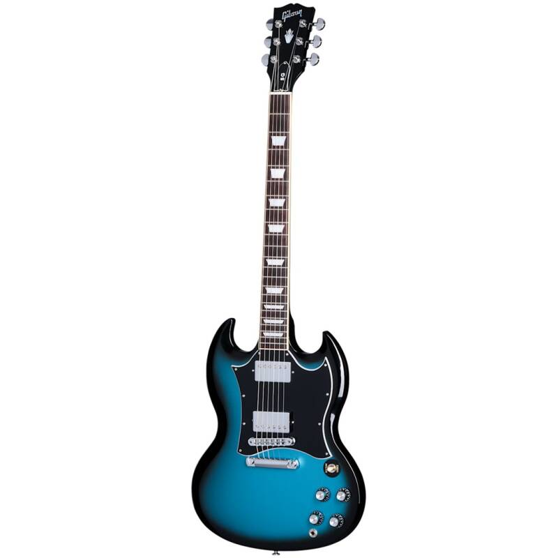 Gibson SGS00-PK SG Standard Pelham Blue Burst+Bag