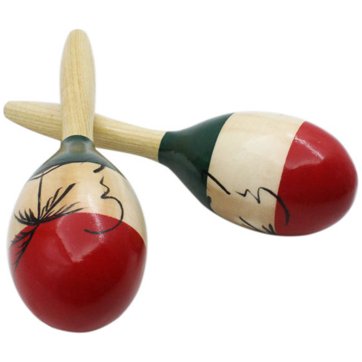 JD Percussion JD261 10" Paired Wooden Macaras - Image 2