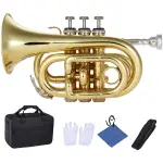 JD Percussion JDMT-500L Pocket Trumpet - Image 2