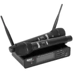 Hybrid U-DV/HH UHF Dual Wireless Microphone System