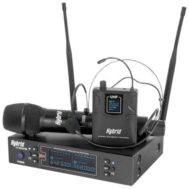 Hybrid U-DVFE Handheld And Headset Wireless System