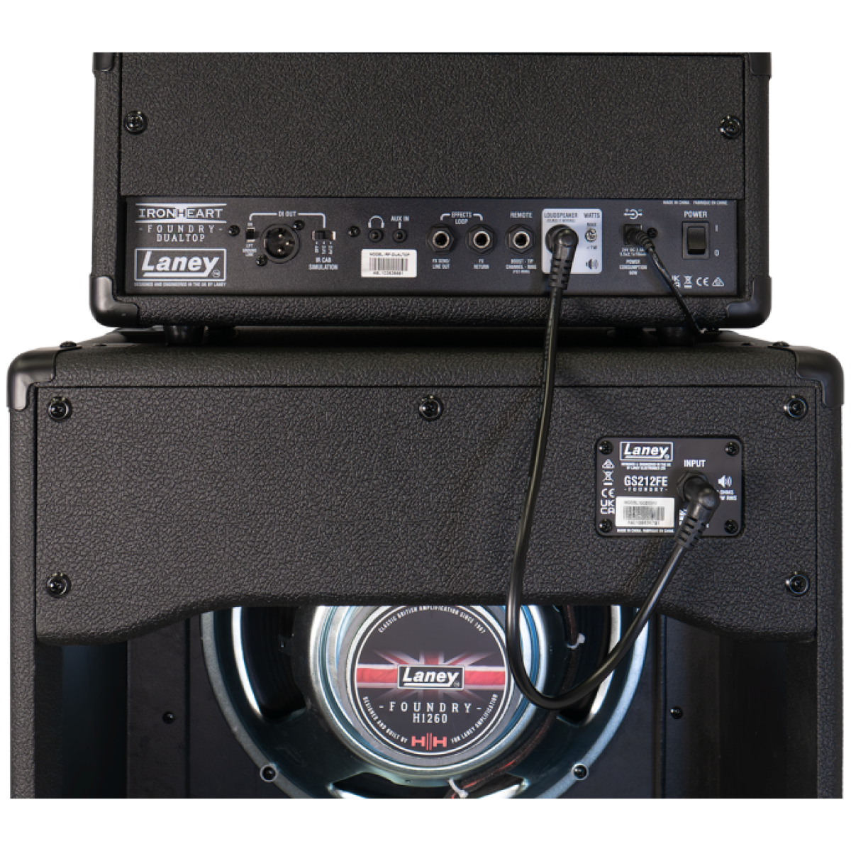 Laney Ironheart Foundry 65-watt Amplifier Head And 2 x 12-inch Cabinet - Image 2