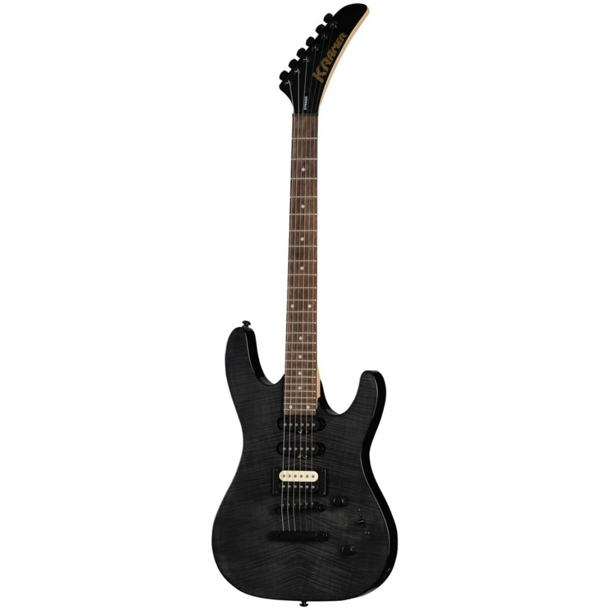 Kramer KSTFLSTHSS-TB Striker Figured HSS Transparent Ebony - Image 2