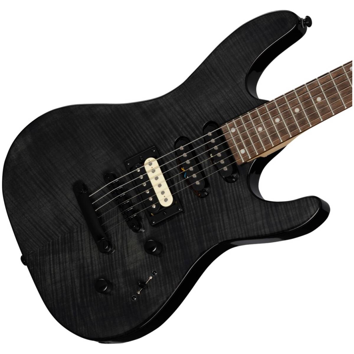 Kramer KSTFLSTHSS-TB Striker Figured HSS Transparent Ebony - Image 3