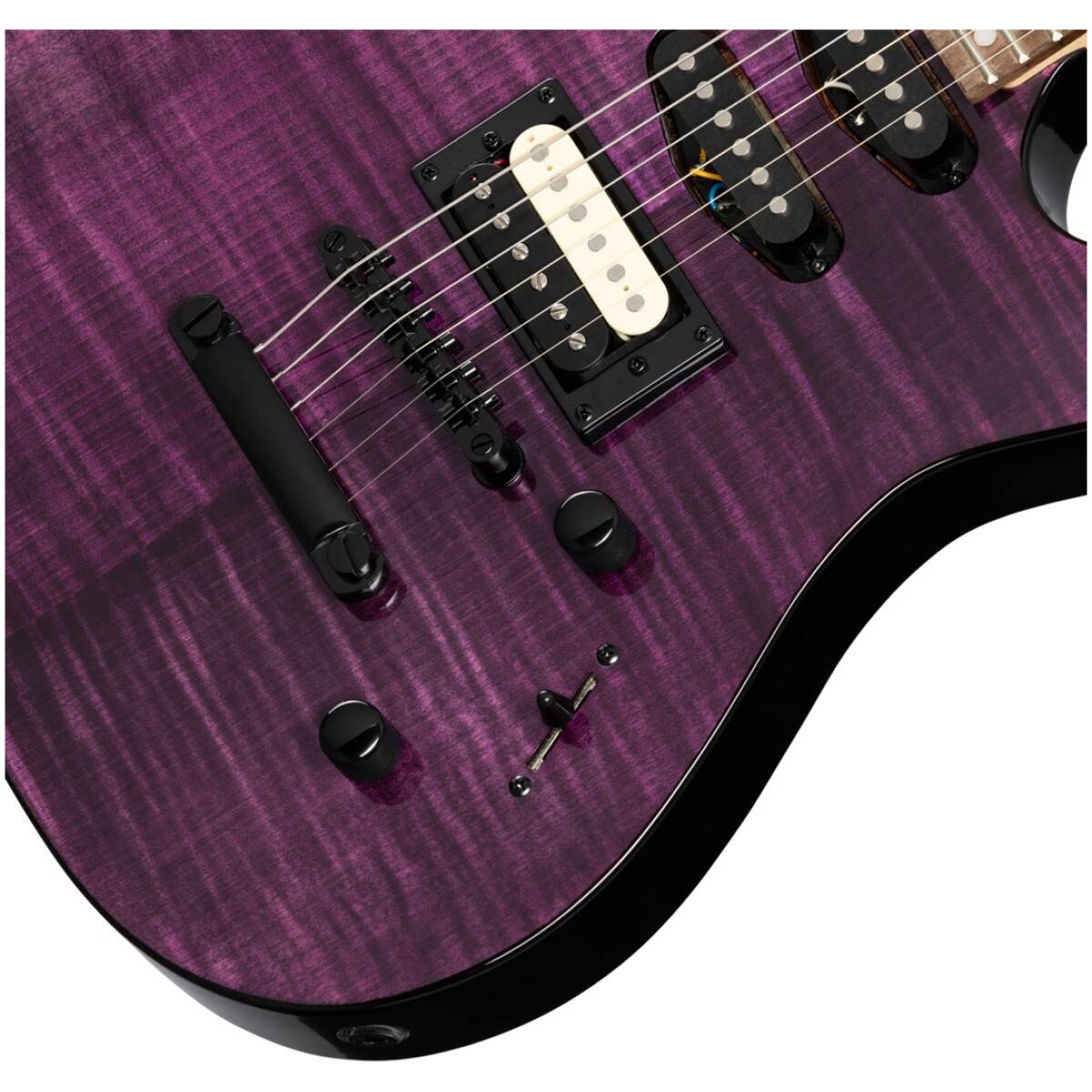 Kramer KSTFLSTHSS-TP Striker Figured HSS Transparent Purple - Image 5