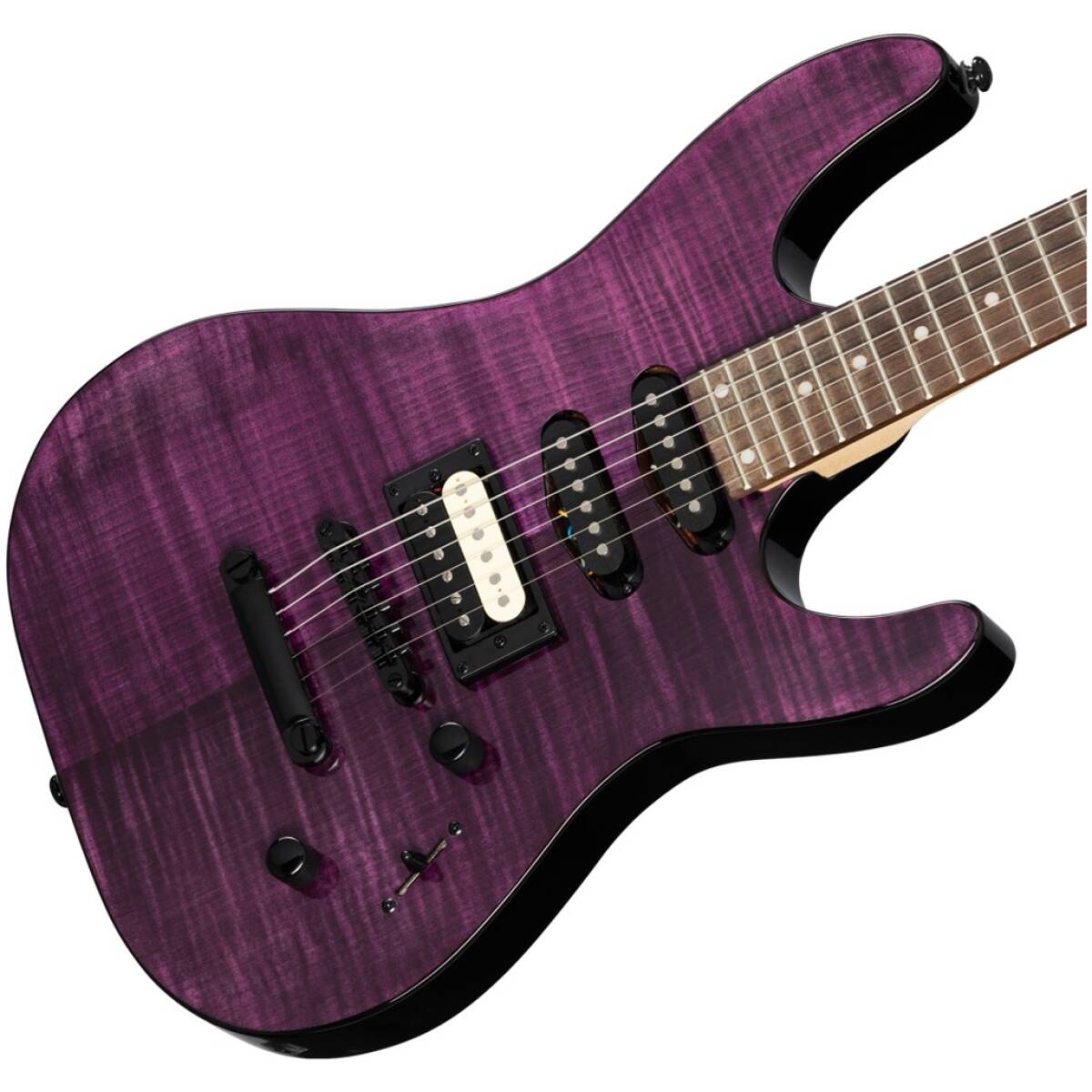 Kramer KSTFLSTHSS-TP Striker Figured HSS Transparent Purple - Image 3