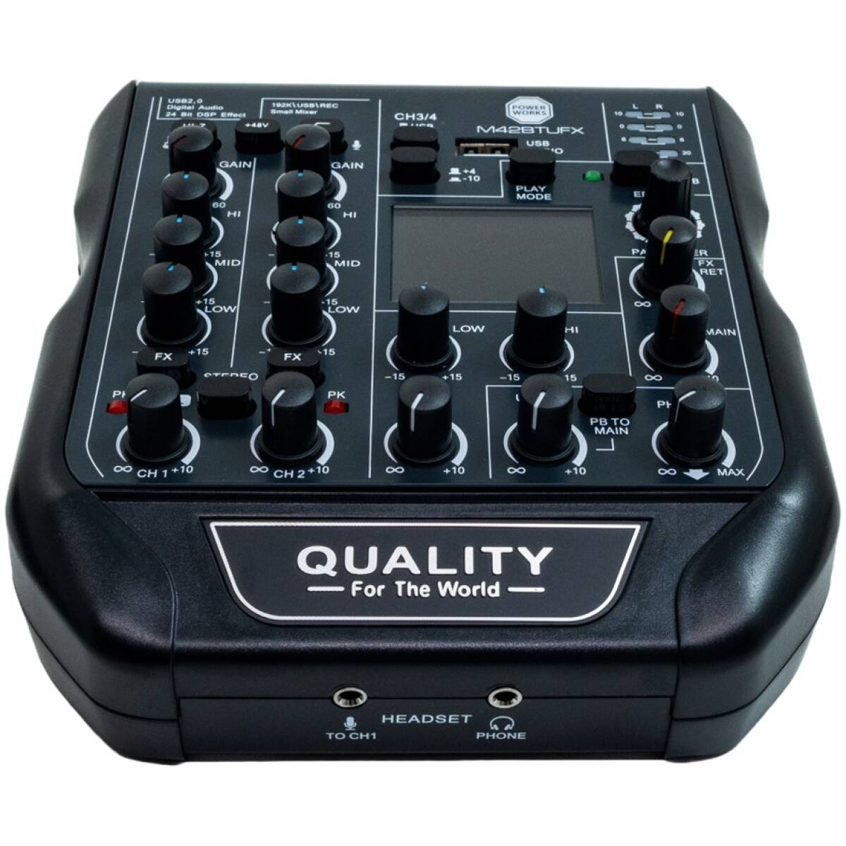 PowerWorks M42BT-UFX Bluetooth Audio Mixer - Image 3