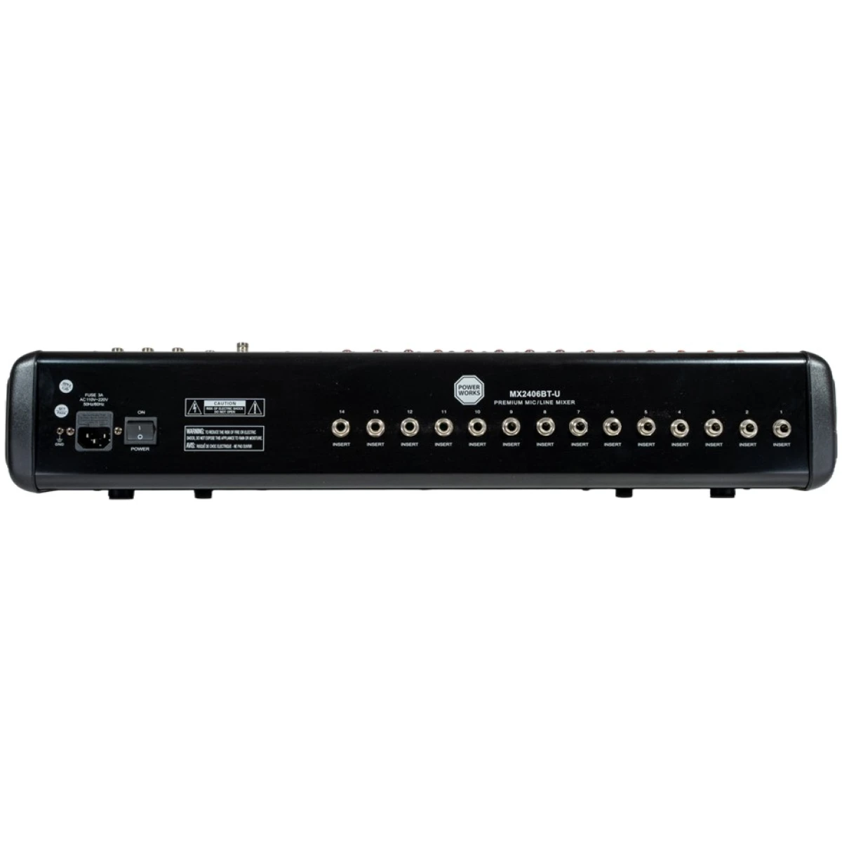 PowerWorks MX2406BT-U Analogue Mixer - Image 5