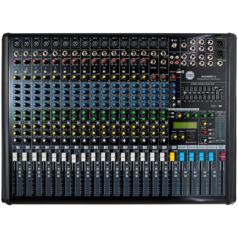 PowerWorks MX2406BT-U Analogue Mixer