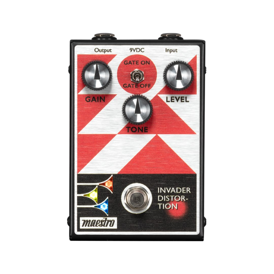 Maestro-MOCIDP-Invader-Distortion-Effects-Pedal-Top-Front- Gibson Maestro MOCIDP Invader Distortion Effects Pedal - Image 1