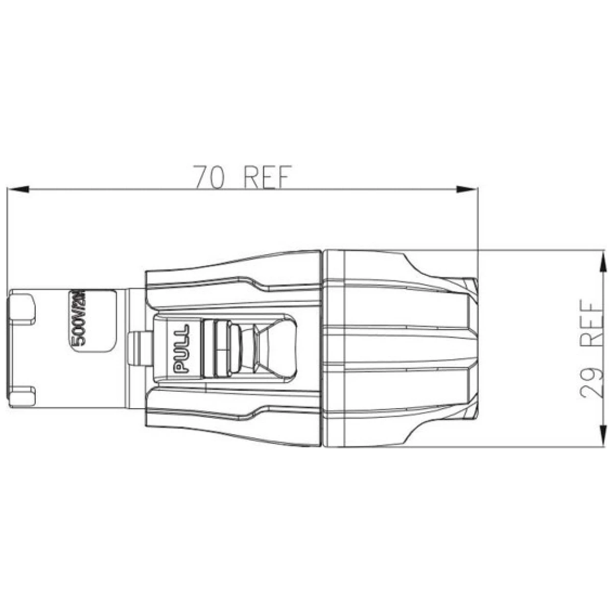 Enova PO23FP-IN - Power Cable Connector Blue Input V 20 A. - Image 5