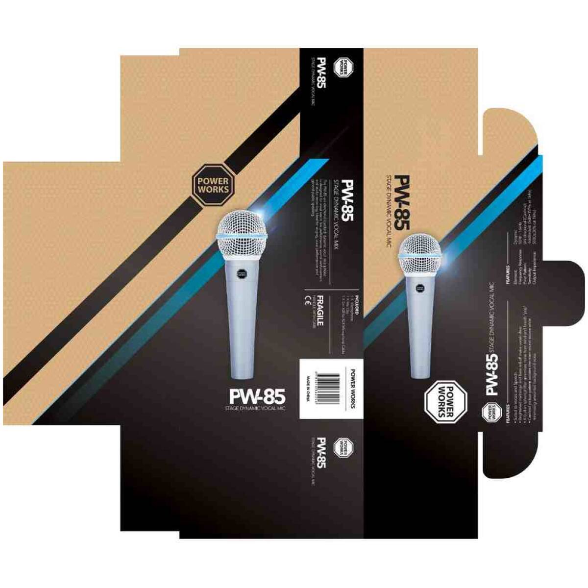 PowerWorks PW-85 Dynamic Vocal Microphone - Image 5