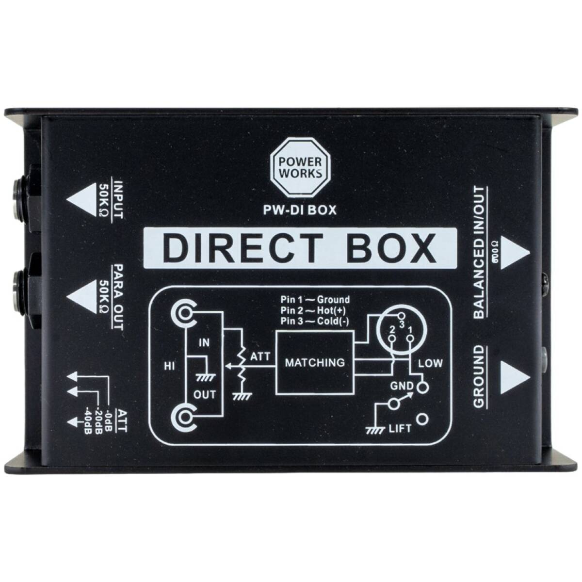 PowerWorks PW-DI-1 Professional DI-Box - Image 2
