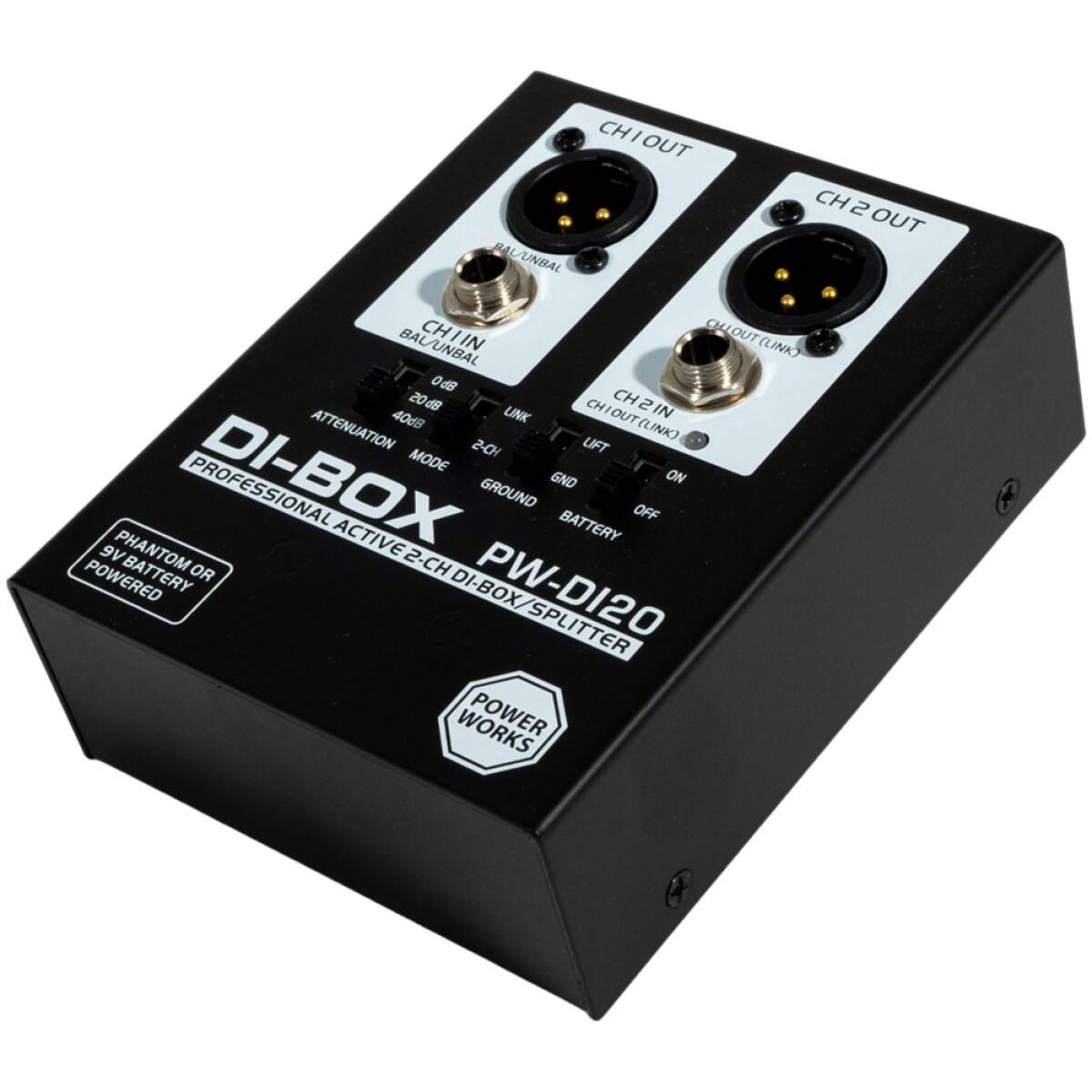 PowerWorks PW-DI-20 Active 2 Channel DI-Box - Image 4