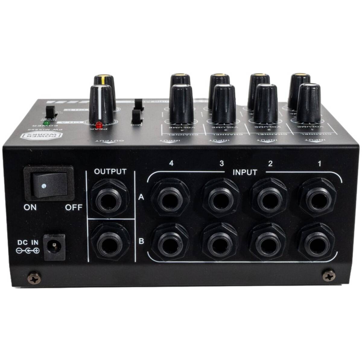 PowerWorks PW-MIX-800 8-Channel Mini Audio Mixer - Image 6