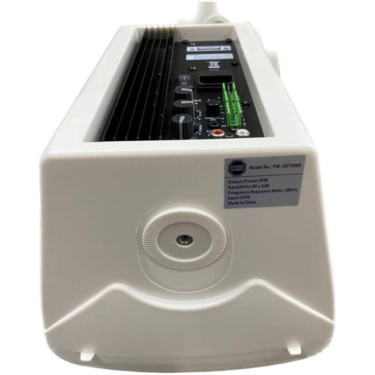 PowerWorks PW-SET6WH White Wall Mount Speakers - Image 6