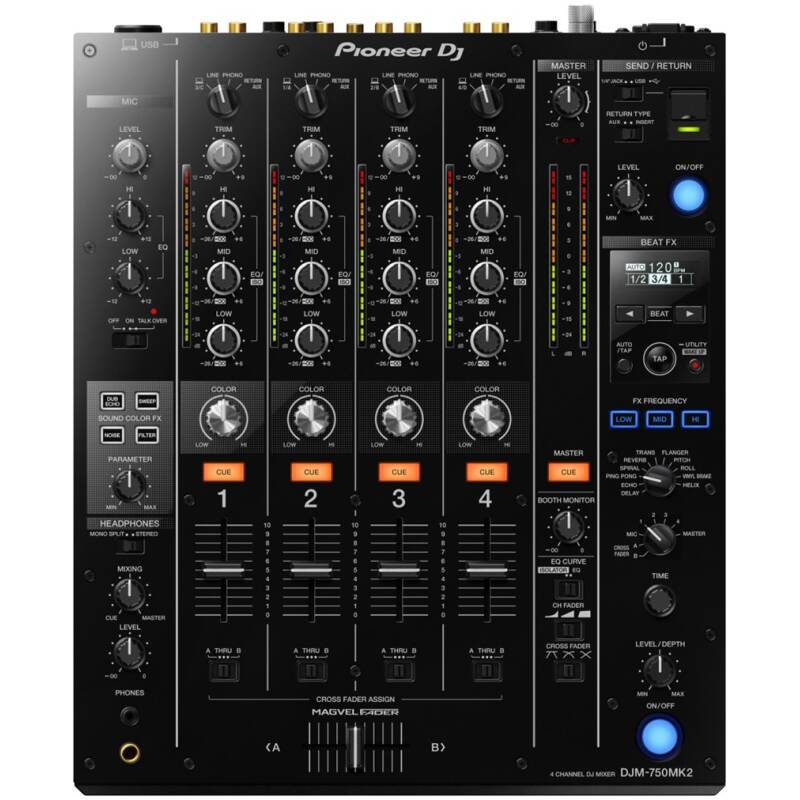 Pioneer DJ DJM-750MK2 4-channel Performance DJ Mixer