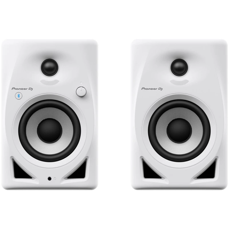 Pioneer DJ DM-40D-BT-W 4” White Desktop Monitors-Bluetooth(Pair)