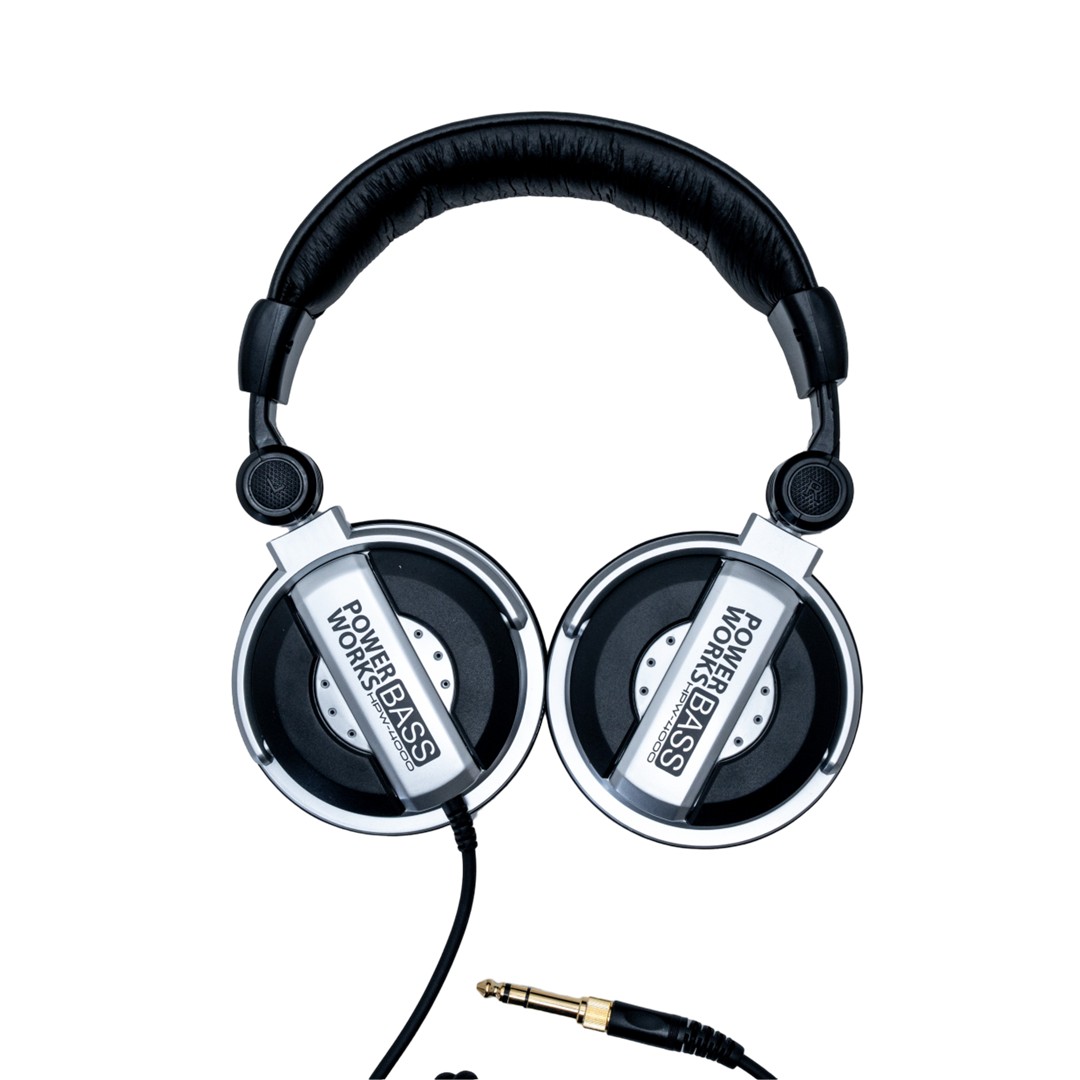 PowerWorks-HPW-4000-DJ-Headphones-Front- PowerWorks HPW-4000 DJ Headphones - Image 1