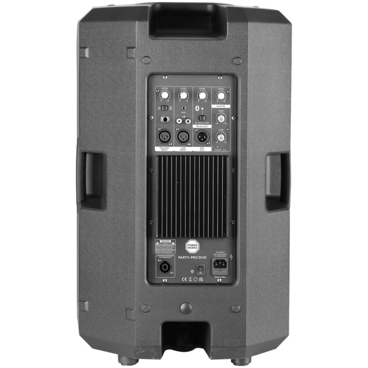 PowerWorks PARTY-PRO DUO 2x15" Active PA System+Stands - Image 5